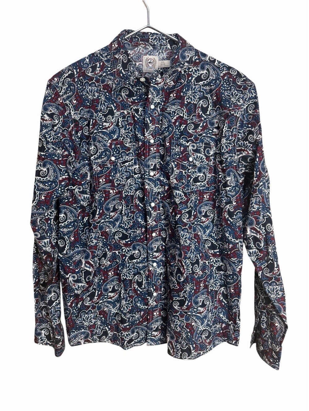 Cinch Western Shirt  Boys XXL 16-18 Multicolor Paisley Button Down Rodeo